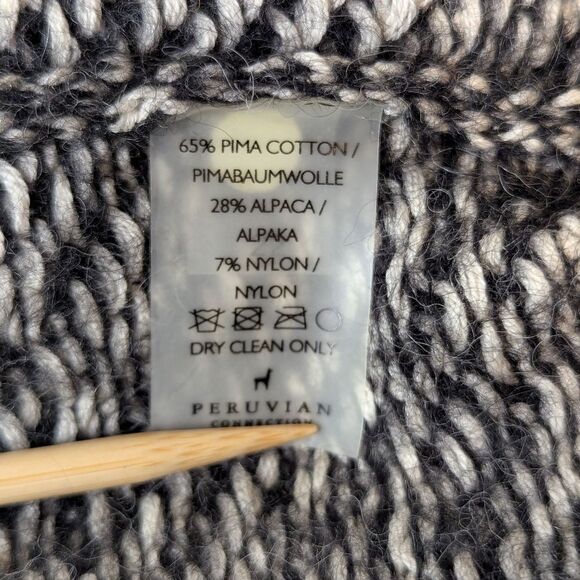 Peruvian Connection Alpaca Preppy Academia Travel Lagenlook Cozycore Sweater XS - Picture 8 of 8